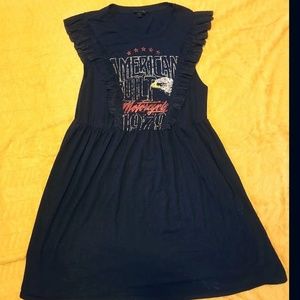 Torrid Ruffled Trim Tee Shirt Dress